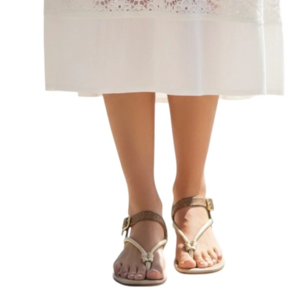 Cityclassified Brown and Cream Women's Sandals Size 6,5 - Picture 2 of 6